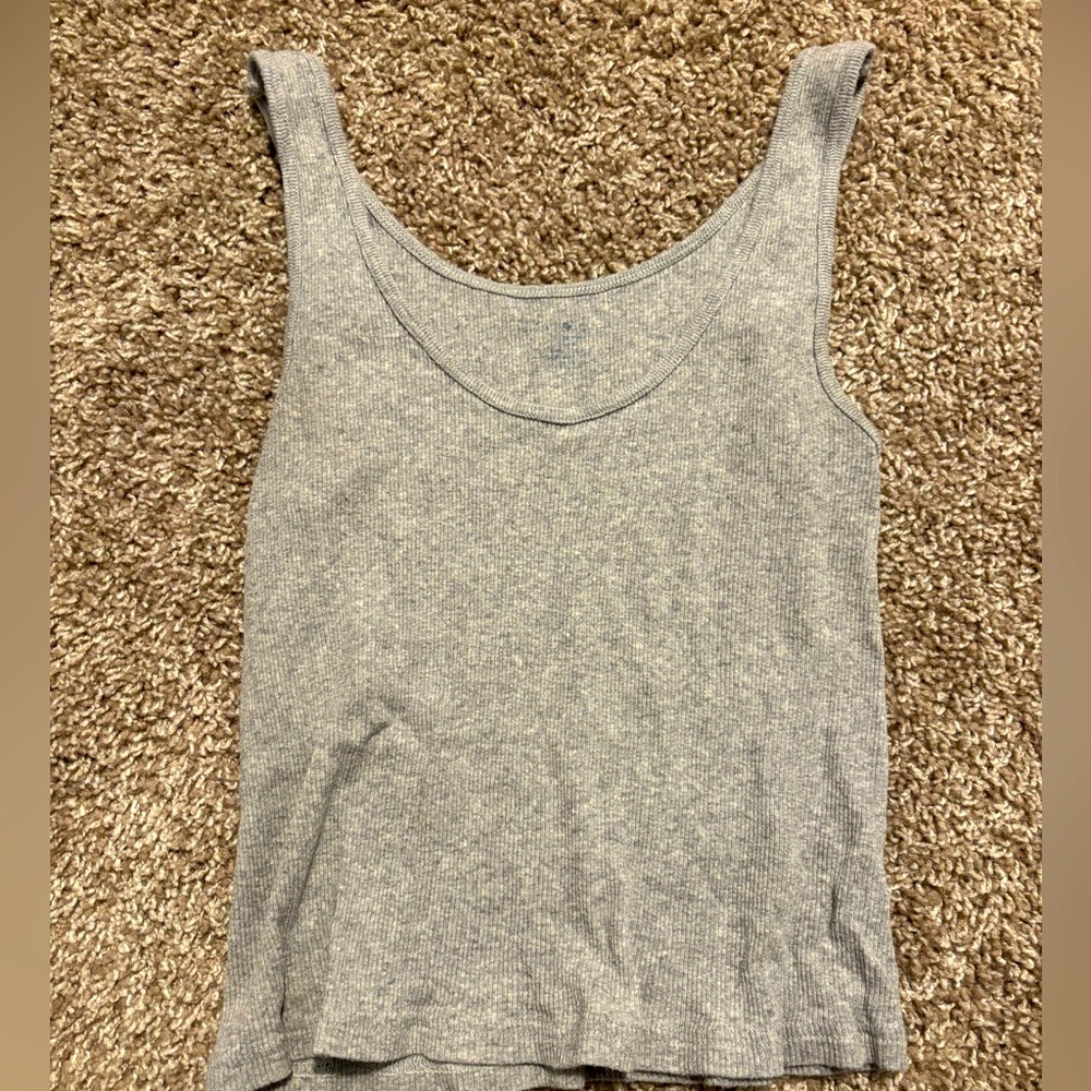Brandy grey basic tank top